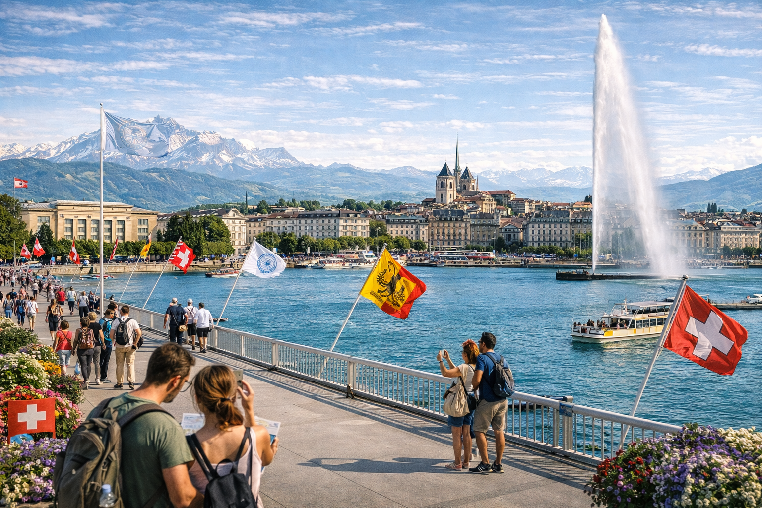Keindahan Kota Geneva yang Penuh Nuansa Internasional