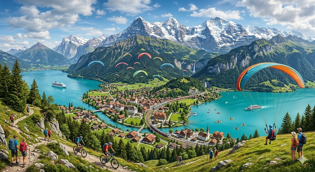 Interlaken: Surga Petualangan di Jantung Pegunungan Alpen Swiss